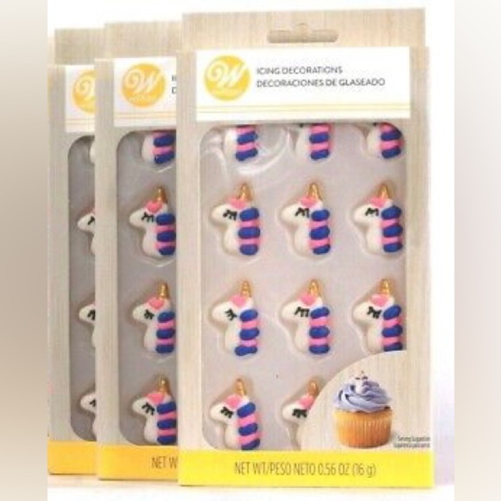 Wilton Icing decorations set of 3